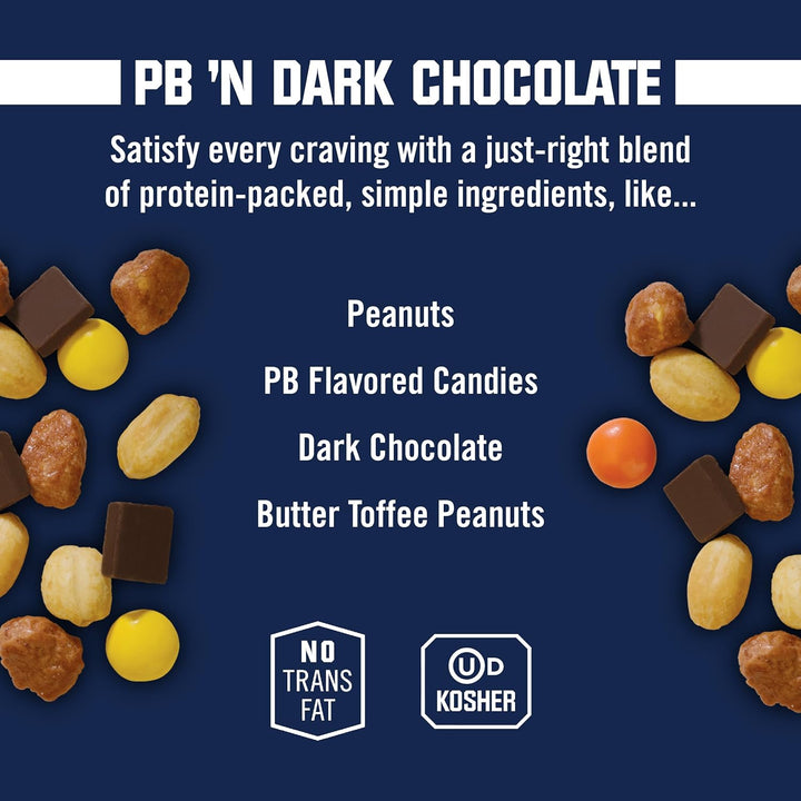 Kar’S Nuts Peanut Butter ‘N Dark Chocolate Trail Mix – 2 Oz Individual Snack Packs – Pack of 12, Gluten-Free Snack Mix