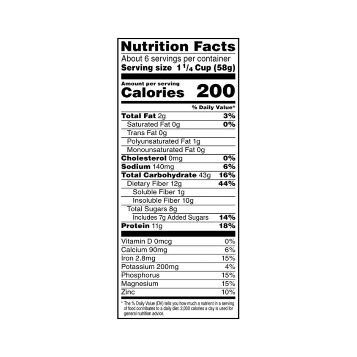 Cold Breakfast Cereal, Vegetarian Protein, Original, 13.1 Oz Each Box, 4 Box