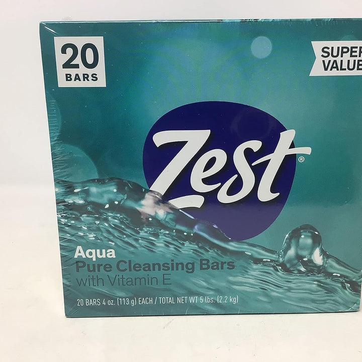 : Bar Soap Aqua 4Oz Bar Soaps - 20 Bar