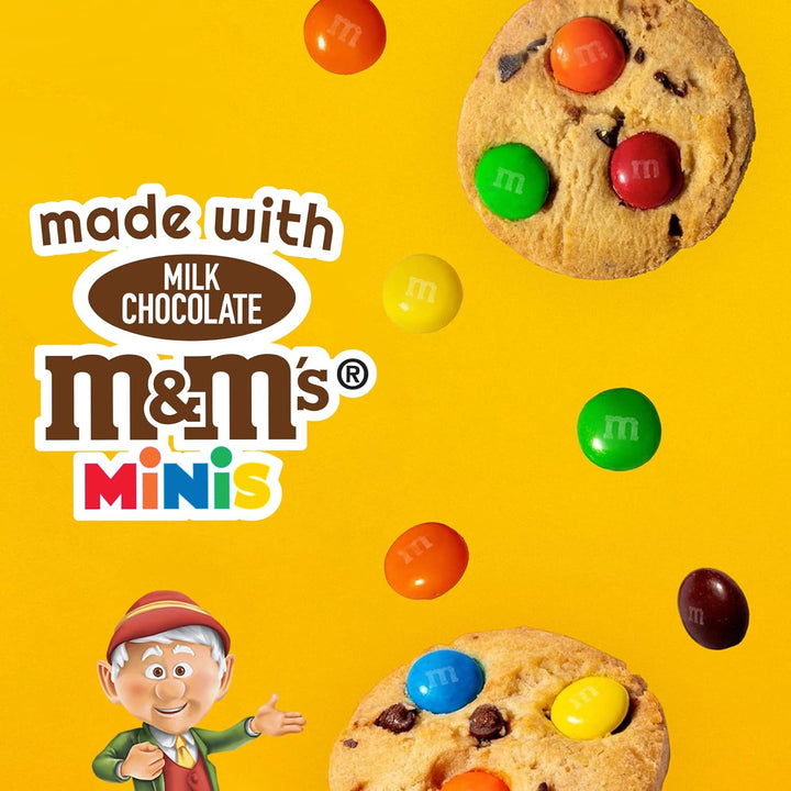 On-The-Go Rainbow Chips Deluxe Cookies | Individually Wrapped, Mini Chocolate Chip  Cookies with Real M&M'S | Rainbow Mini Cookies, Travel Snacks | 20 Cookie Bags, 20 Oz Box