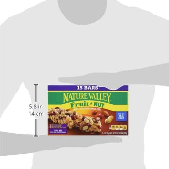 Granola Bars, Fruit & Nut, Chewy Trail Mix Granola Bars, 15 Ounce