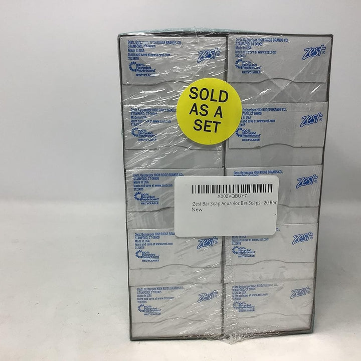 : Bar Soap Aqua 4Oz Bar Soaps - 20 Bar
