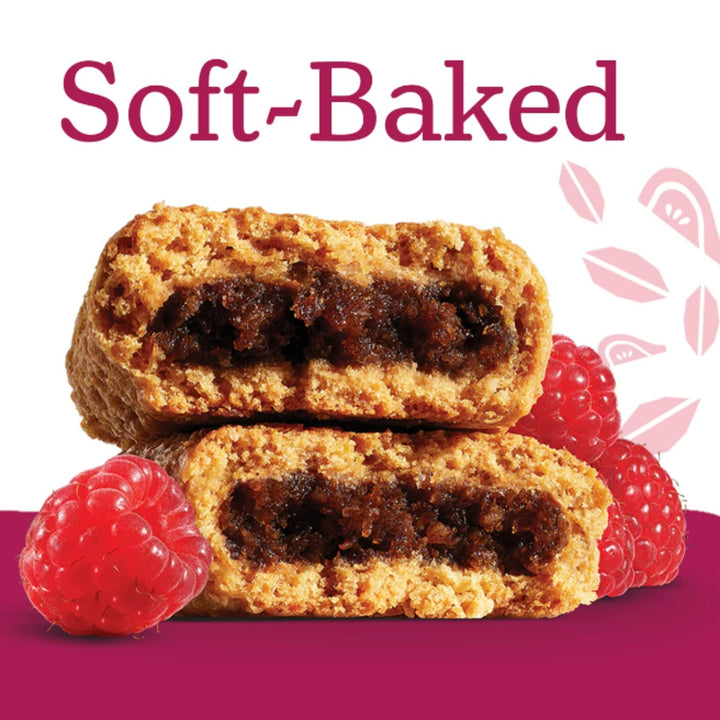 Whole Wheat Fig Bars, Raspberry, Real Fruit, Vegan, Non-Gmo, Snack Bar, 6 Twin Packs, 12 Oz, 1 Box