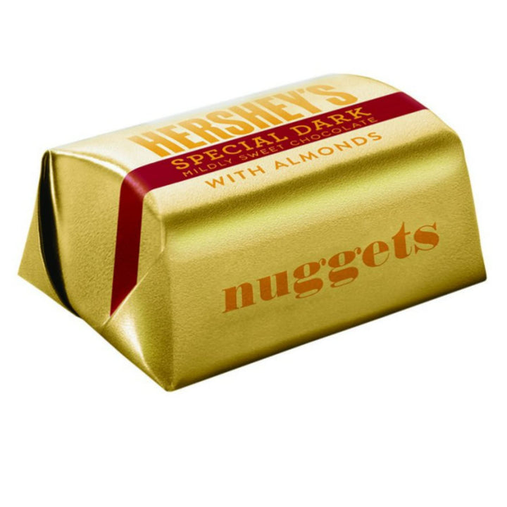 Nuggets Special Dark Chocolate with Almonds, 1 Pound