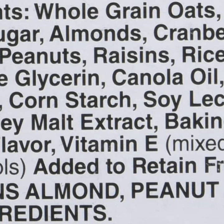 Granola Bars, Fruit & Nut, Chewy Trail Mix Granola Bars, 15 Ounce