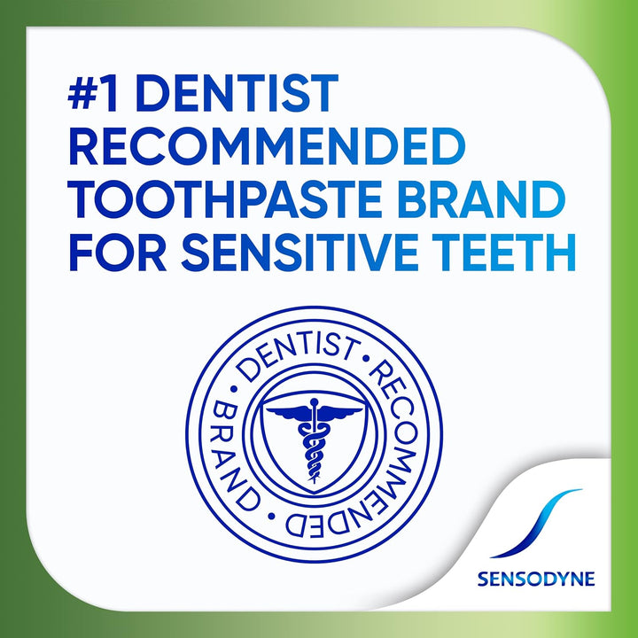 Fresh Mint Sensitive Toothpaste, Cavity Prevention and Sensitive Teeth Treatment - 4 Ounces (Pack of 3)