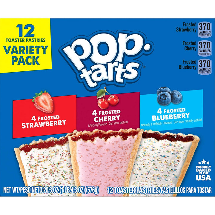 , Breakfast Toaster Pastries, Variety Pack, 15.238Lb Case (72 Count)