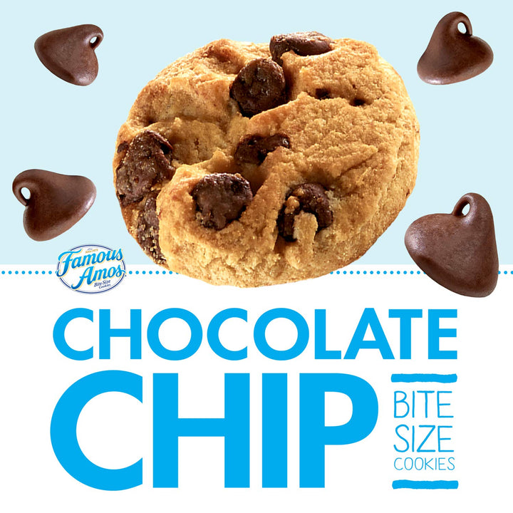 Cookies, Bite Size Chocolate Chip, Single Serve, 1.2 Ounce (Pack of 20)