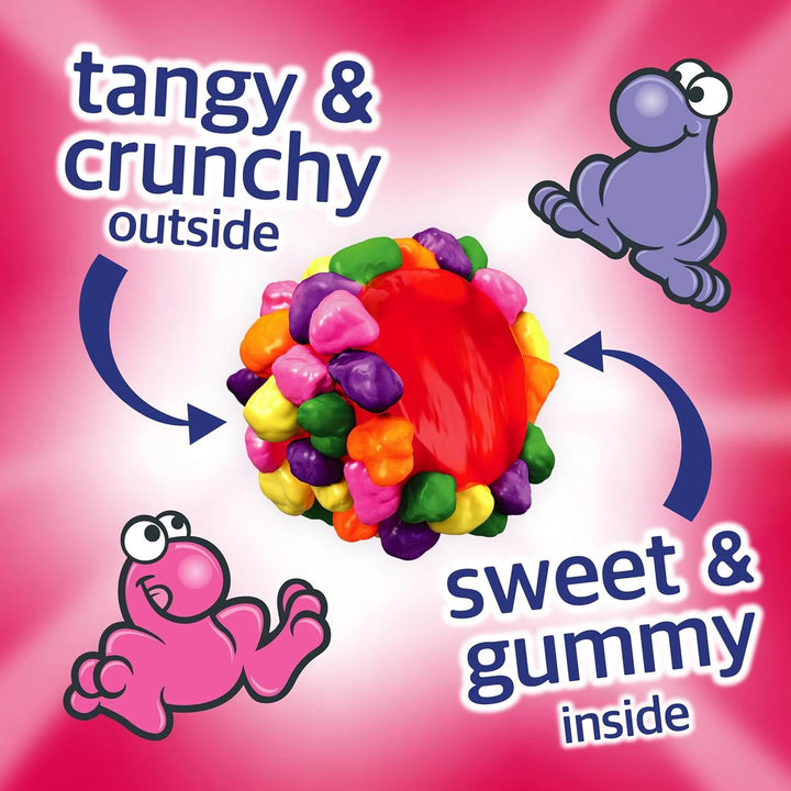 Gummy Clusters, Candy Treat Packs, Rainbow, Crunchy and Gummy, Back to School Sweet Treat, 30 Oz (60 Ct)