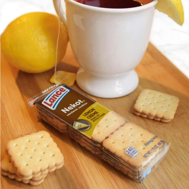 Nekot Cookie Sandwiches Variety Pack, Flavor Assorted, 10 Individually Wrapped Packs per Box, 3 Box
