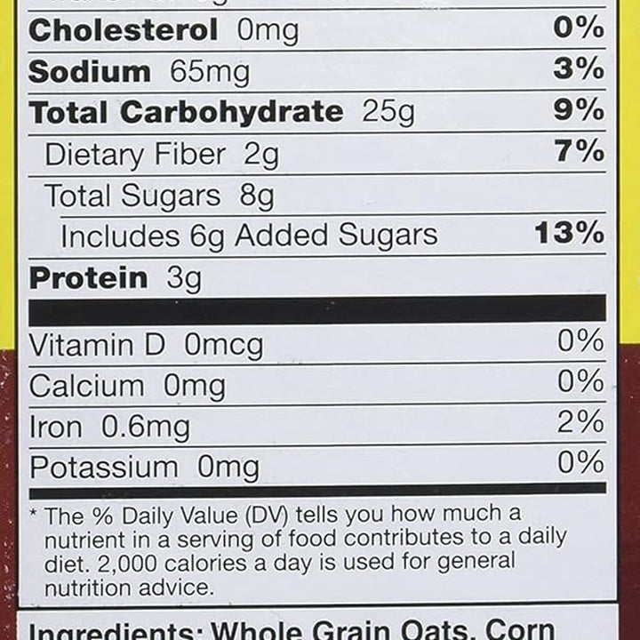 Granola Bars, Fruit & Nut, Chewy Trail Mix Granola Bars, 15 Ounce