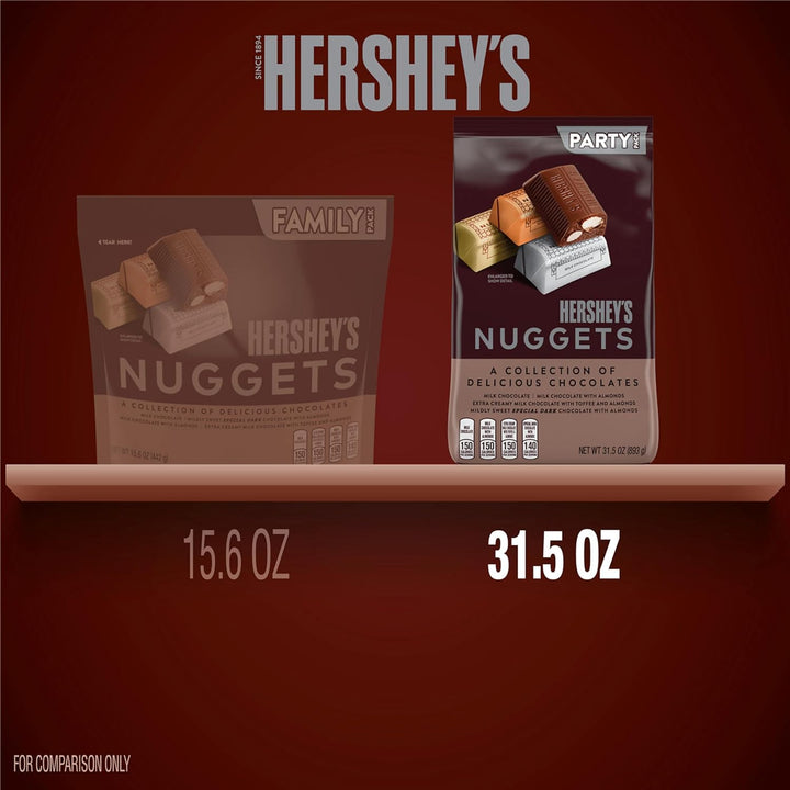 NUGGETS Assorted Chocolate Candy Party Pack, 31.5 Oz