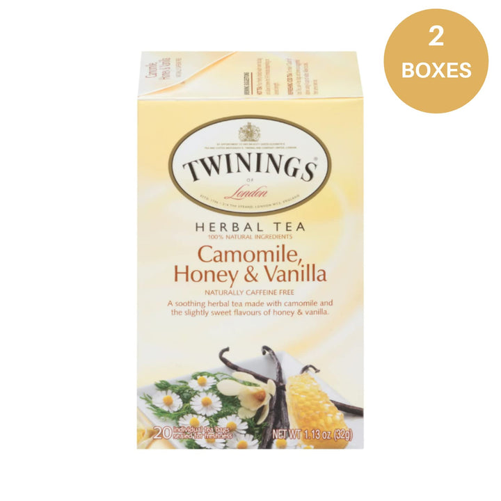 Camomile, Honey & Vanilla Herbal Tea Bags, 1.13 Oz, 2 Boxes
