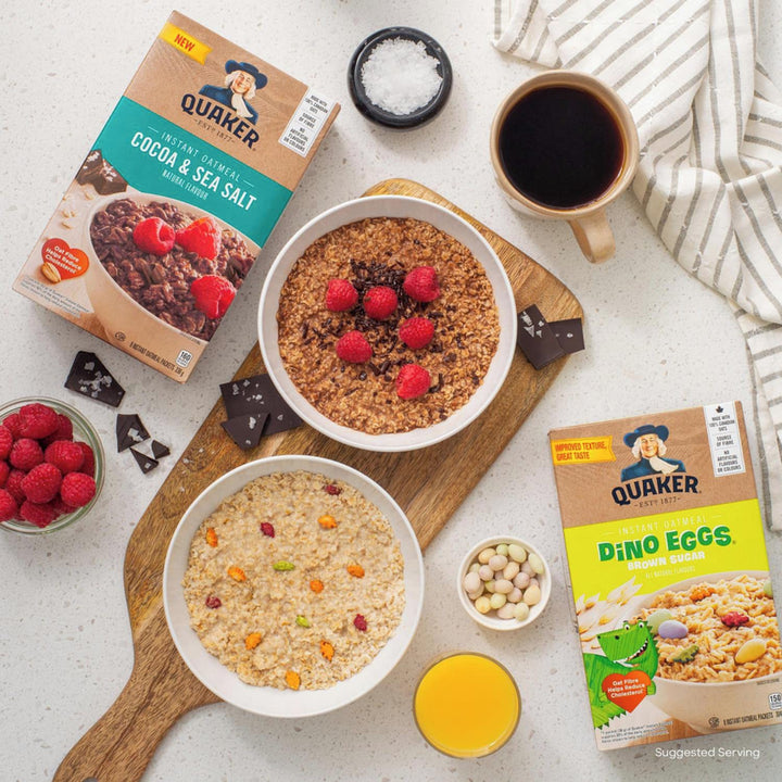 Instant Oatmeal Dinosaur Eggs Brown Sugar, 14.1 Oz, 2 Box