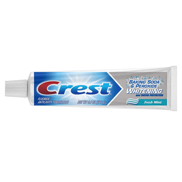 Baking Soda & Peroxide Whitening with Tartar Protection Toothpaste, Fresh Mint, 6.4 Oz, 3 Count