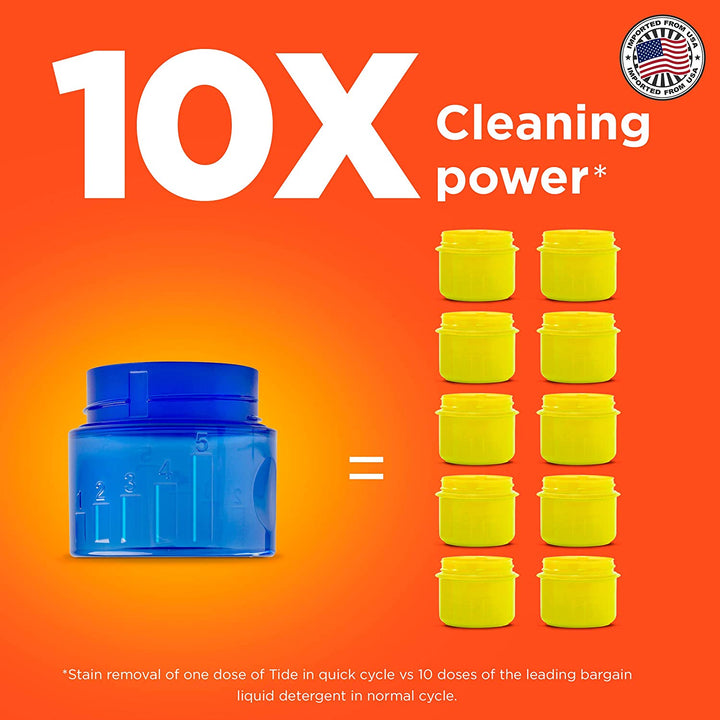 Original Scent He Turbo Clean Liquid Laundry Detergent, 50 Oz, 32 Loads (Packaging May Vary)