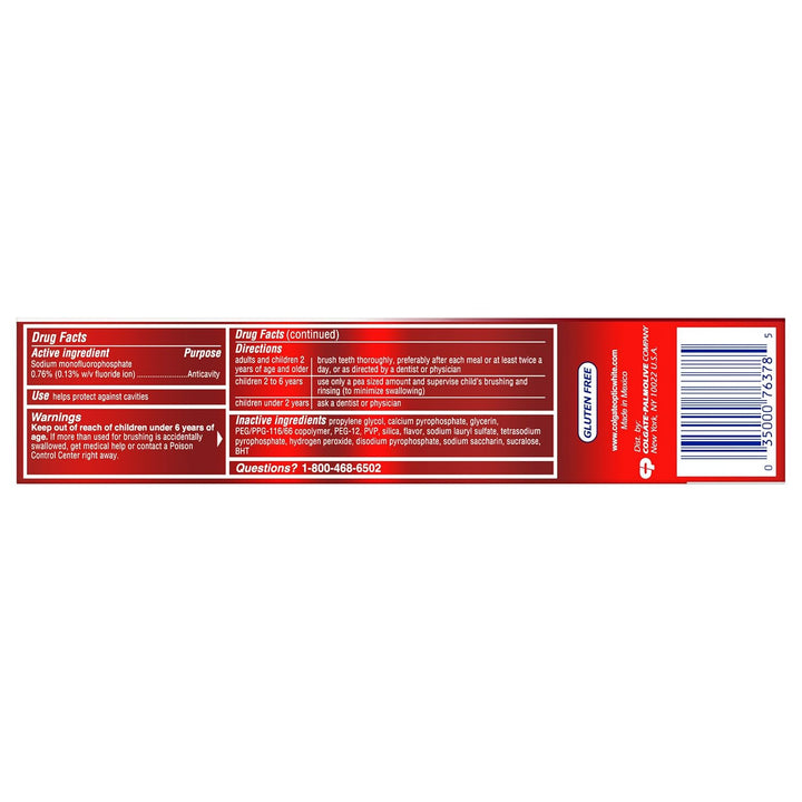 Optic White Whitening Toothpaste, Sparkling White - 5 Ounce (3 Pack)